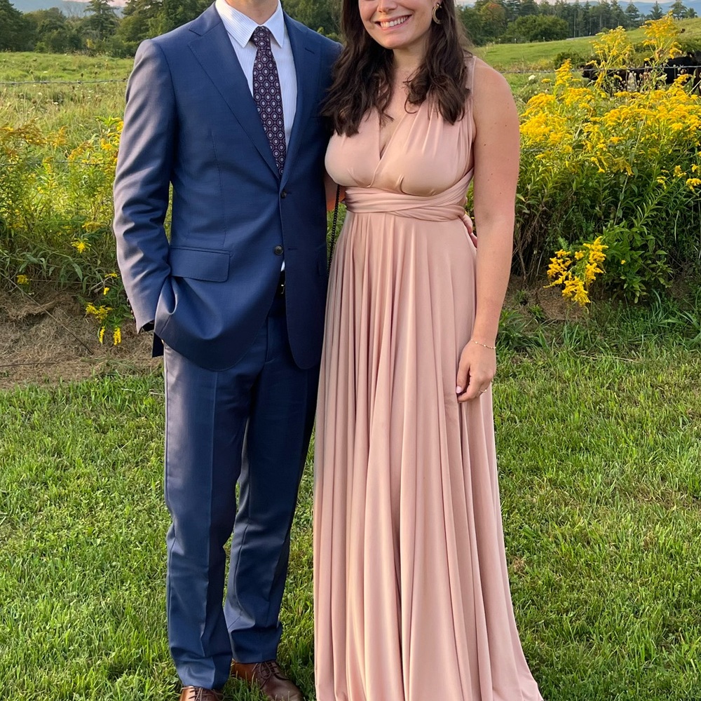 Anthropologie / BHLDN Blush Bridesmaid Dress